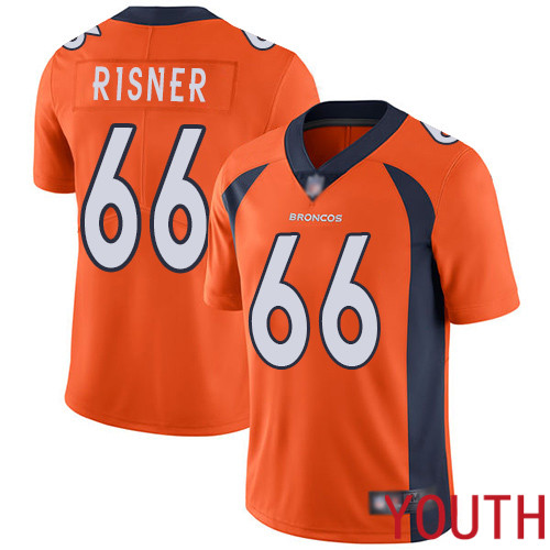 Youth Denver Broncos #66 Dalton Risner Orange Team Color Vapor Untouchable Limited Player Football NFL Jersey